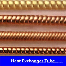 Tubo corrugado de cobre y níquel (C44300, C70600, C71500)